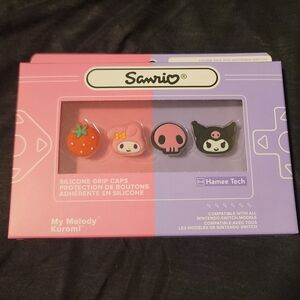 Sanrio My Melody Kuromi Pink and Black Grip Caps